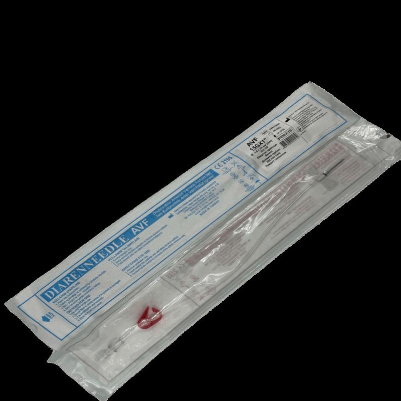 Стерильна артеріовенозна фістульна голка ДІАРЕННІДЕЛ AVF 15G (1,8 мм (mm)) VR